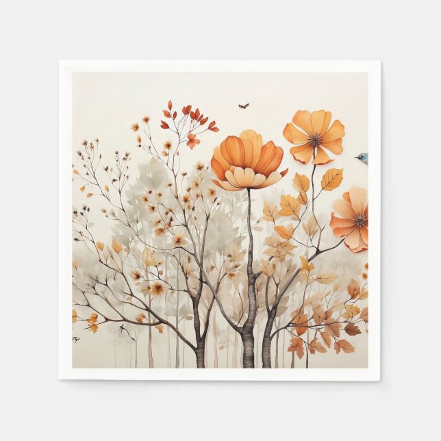 Herbst Napkins Serviette (Vorderseite)