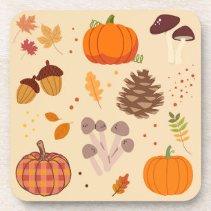  Herbst Natur Getränkeuntersetzer