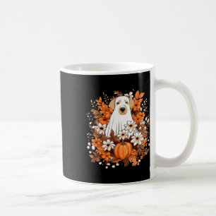 Herbst Niedlicher Hundeghost mit KürbisHalloween H Kaffeetasse