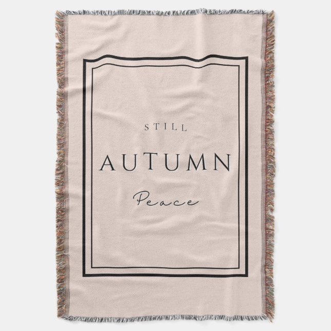 Herbst noch Friede III Blanket - Gemütlicher Fall  Decke (Vorderseite Vertikal)