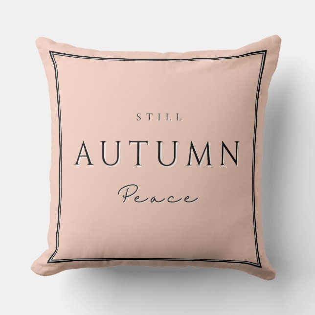 Herbst noch Friede III Pillow Cosy Fall Zuhause Kissen (Vorderseite)