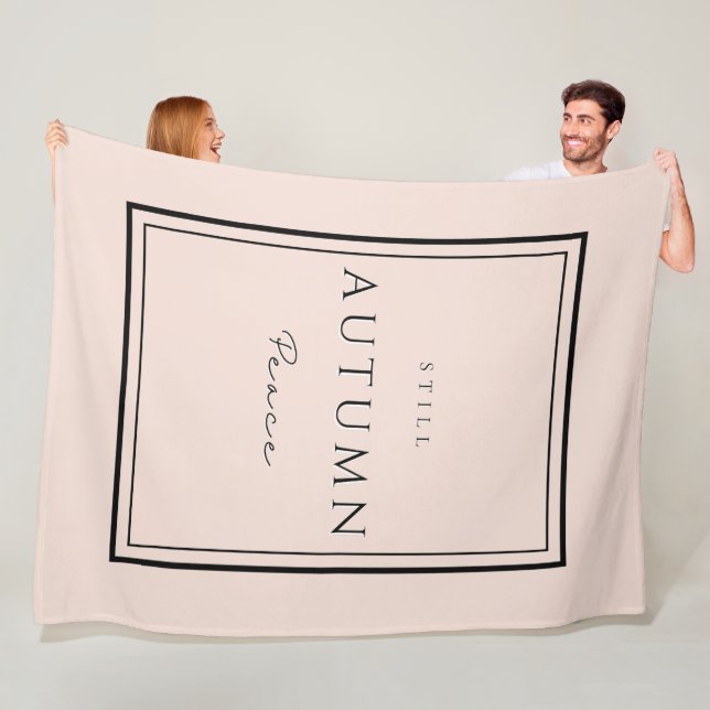 Herbst noch Frieden III Fleece Blanket-Cosy Fall (Beispiel)