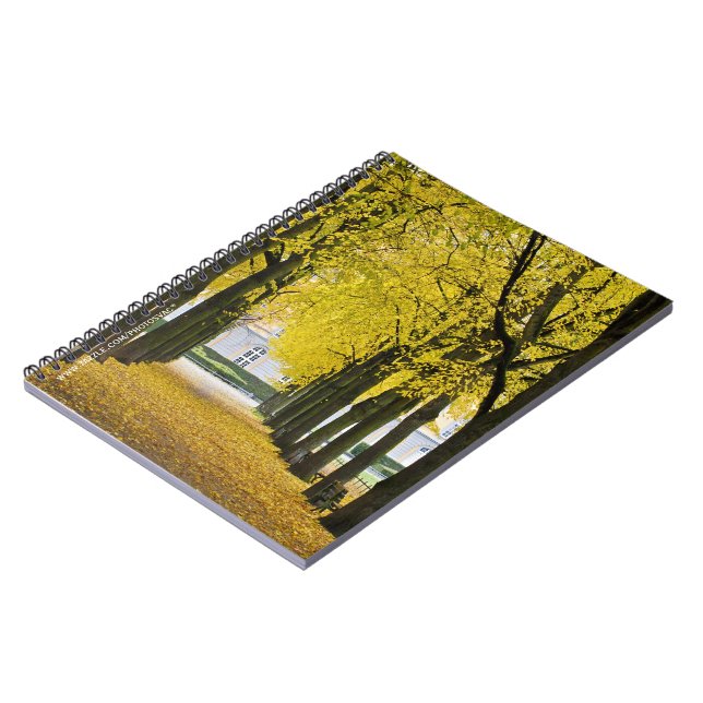 Herbst-Notebook Notizblock (Linke Seite)