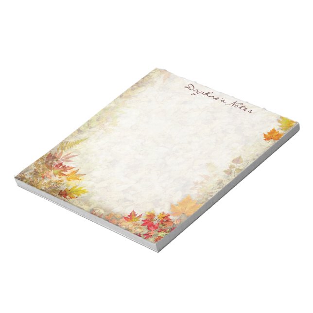 Herbst Notizblock (Rotiert)