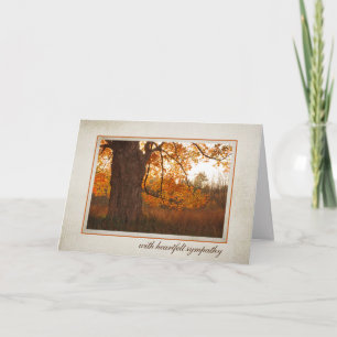 Herbst-Oak-Sympathie-Karte Karte