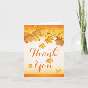 Herbst Orange Danke Ihnen Herbstblätter Hochzeit