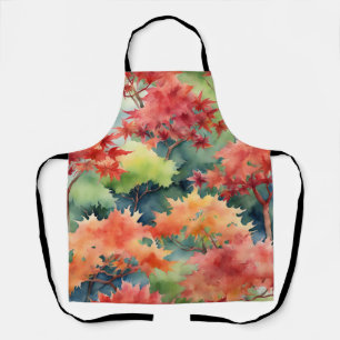 Herbst Orange Japanische Ahornbäume Schürze