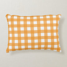 Herbst Orange Kariertes Muster