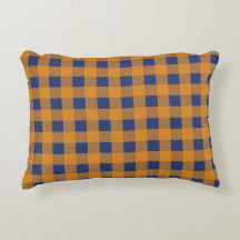 Herbst Orange Kariertes Muster