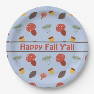 Herbst Pappteller