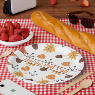 Herbst Pappteller