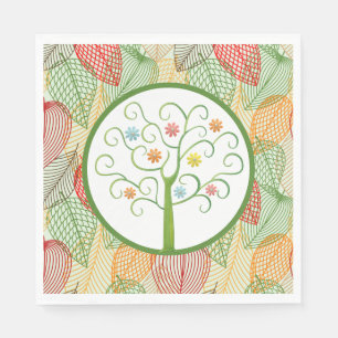 Herbst-Pastellpapier Serviette