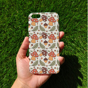 Herbst-Pilz- und Eichenholz-Handyhülle Case-Mate iPhone 14 Hülle