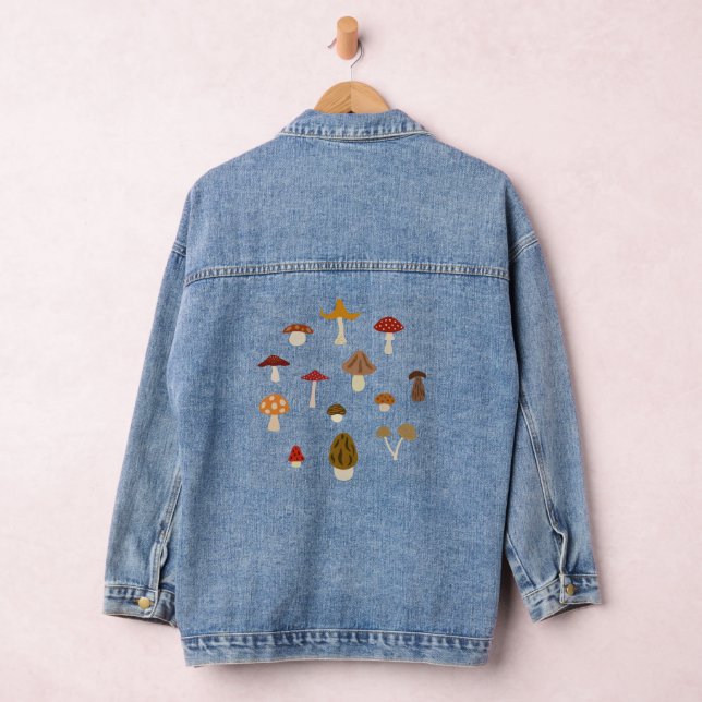 Herbst Pilze Denim Jacket Jeansjacke (Hangar)