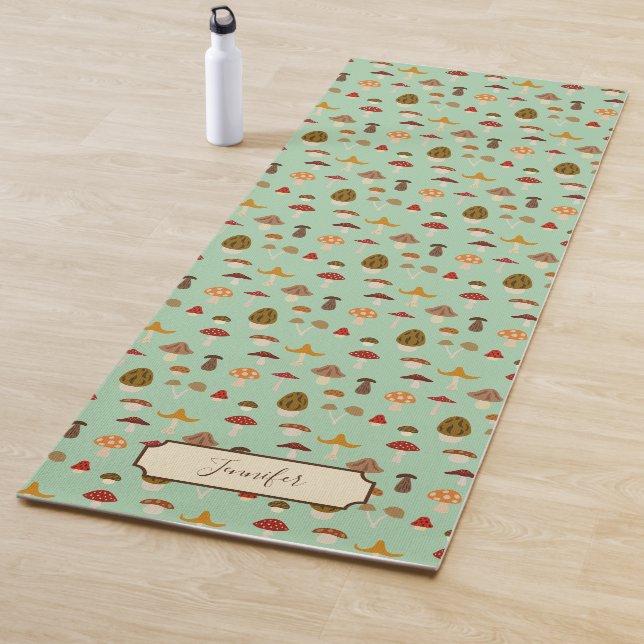 Herbst Pilze Yoga Mat Yogamatte (Beispiel)