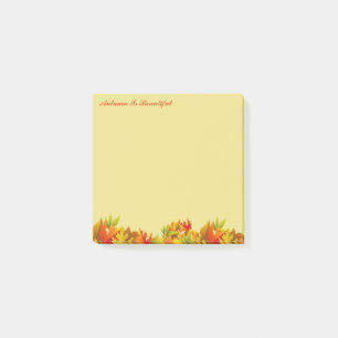 Herbst Post Notes-Herbst ist schön Post-it Klebezettel