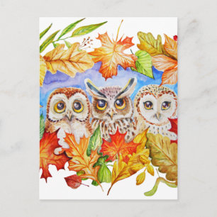 Herbst Postkarte