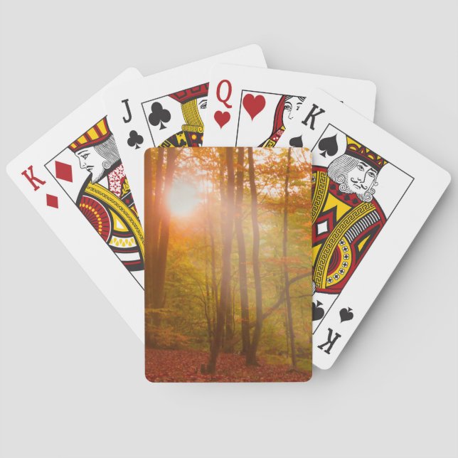 Herbst-Pracht Spielkarten (Rückseite)