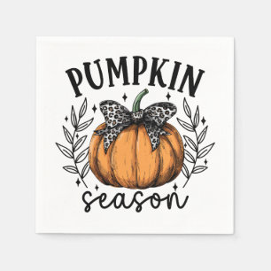 Herbst Pumpkin-Saison Papier Napkin Serviette