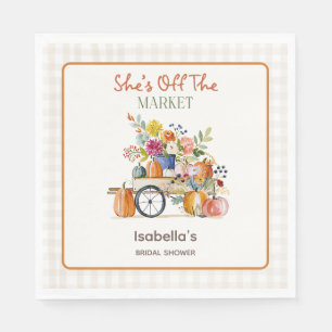 Herbst-Pumpkins Florales Wasserfarbe - Nicht mehr Serviette