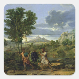 Herbst Quadratischer Aufkleber