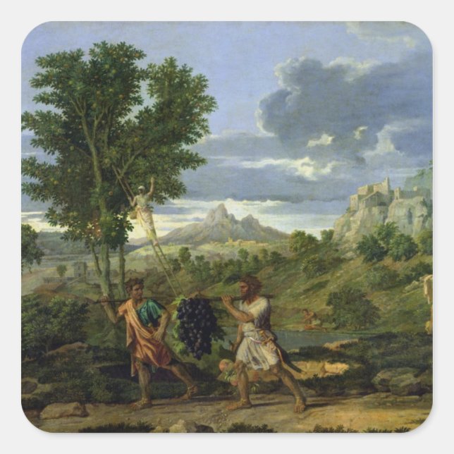 Herbst Quadratischer Aufkleber (Vorderseite)