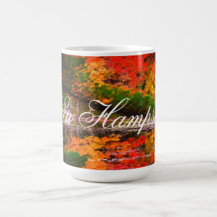 Herbst-Reflexions-New Hampshire Kaffee-Tasse Kaffeetasse