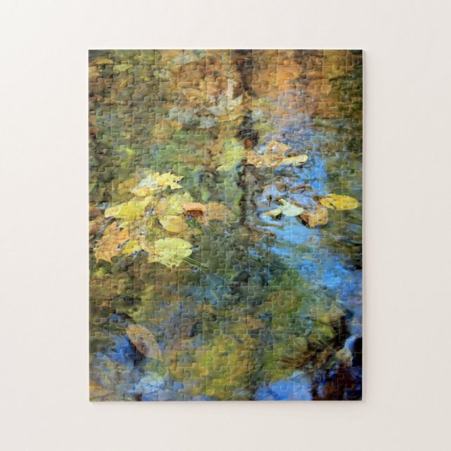Herbst-Reflexions-Puzzlespiel (Vertikal)