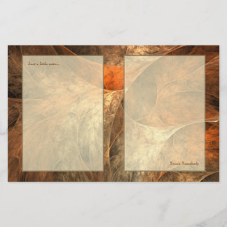 Herbst-Reichtums-Fraktal-Kunst Briefpapier