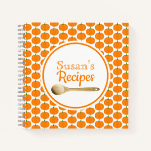 Herbst-Rezepte für die Lieblingsgerichte der Kürbi Notizbuch