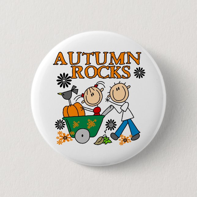 Herbst Rocks Button (Vorderseite)