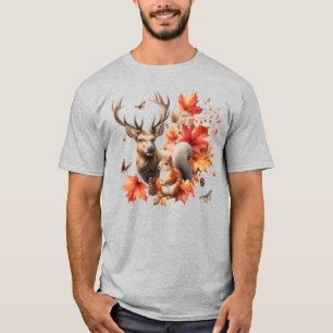 Herbst Rotwild Fall Saison T-Shirt