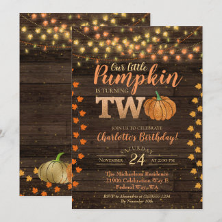 Herbst Russel Herbst Land Geburtstag Einladung