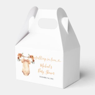 Herbst Rustikale Blütenbaby Babydusche Geschenkschachtel