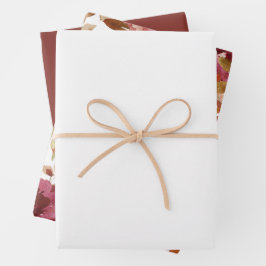 Herbst Rustikales Brunch & Bubbly Brautparty Geschenkpapier Set