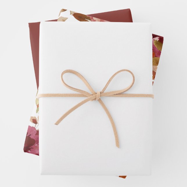 Herbst Rustikales Brunch & Bubbly Brautparty Geschenkpapier Set (Beispiel)