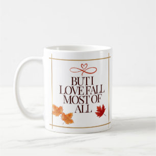 Herbst Saisonkaffee, Tee, warme Kakaogeschenke Tas Kaffeetasse