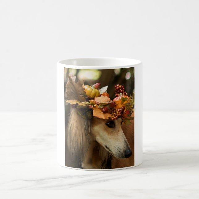 Herbst Saluki Kaffeetasse (Mittel)