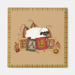 Herbst-Schaf-Fall-Magnet Magnet