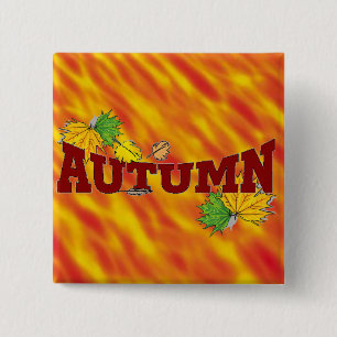 Herbst-Schönheit - Button