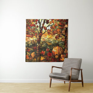 Herbst-Schönheitsband Wandteppich