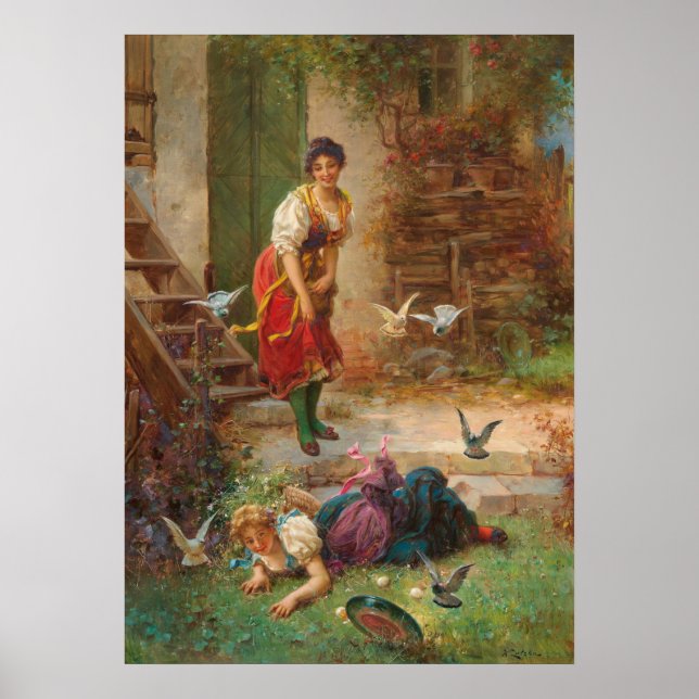 Herbst selbst durch Hans Zatzka - Plakat (Vorne)