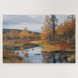 Herbst Serenade Finnisch Ruska Reflektionen