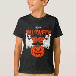 Herbst-Shirt mit Kürbisgesicht-Geistern des Herbst T-Shirt
