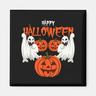 Herbst-Shirt mit Kürbisgesichtern Geistern des Her Magnet