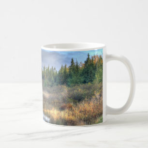 Herbst Sonnenaufgang am Moosehead Lake Maine Kaffeetasse