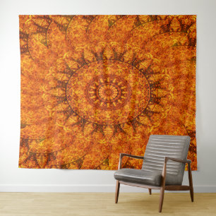 Herbst Sonnenblume.... Wandteppich