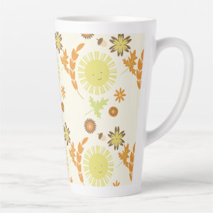 Herbst-Sonnenlicht-Bäume-Blätter-Eichel-Saisonal Milchtasse