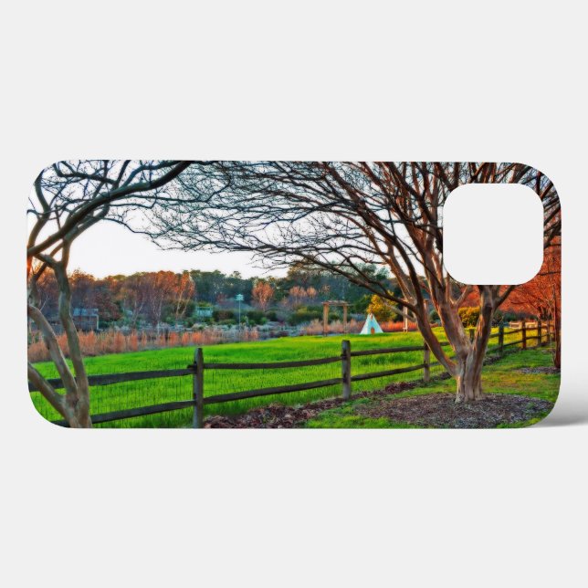 Herbst Sonnenuntergang von Shirley Taylor Case-Mate iPhone Hülle (Rückseite (Horizontal))