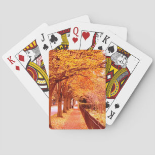 Herbst Spielkarten
